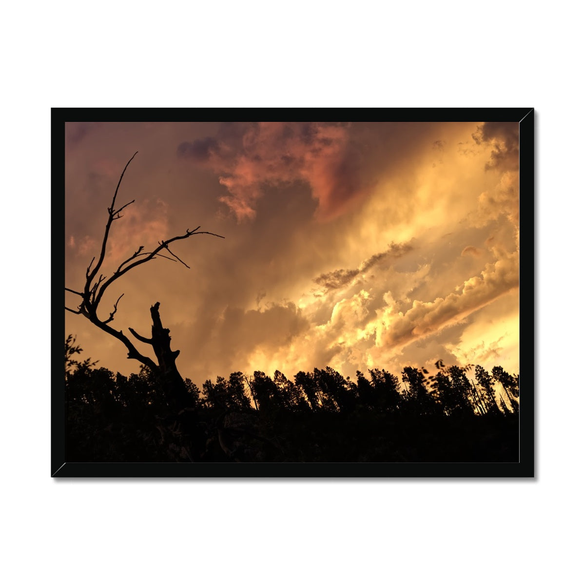 Tilted World Framed Print