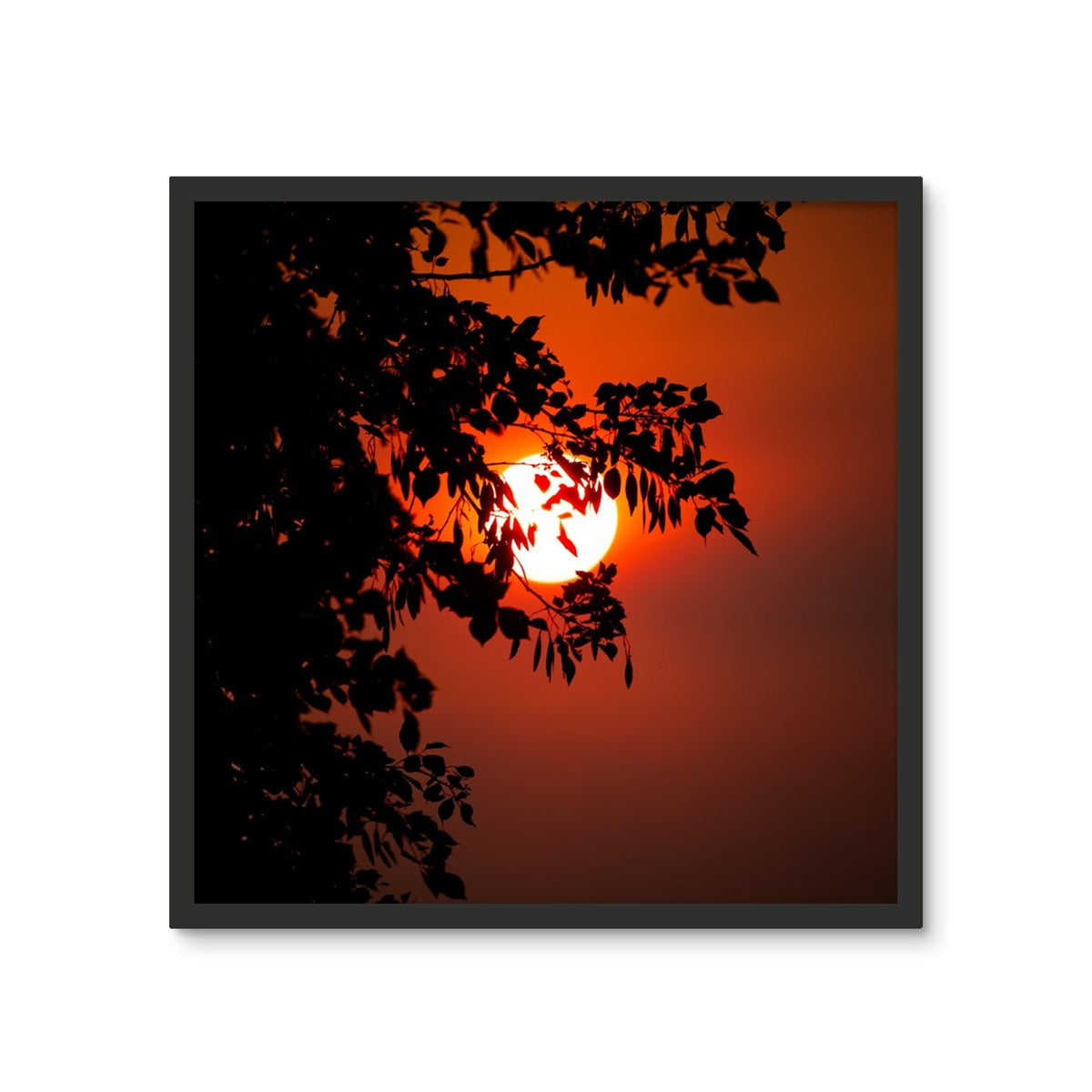 Fuoco Nel Cielo Framed Photo Tile