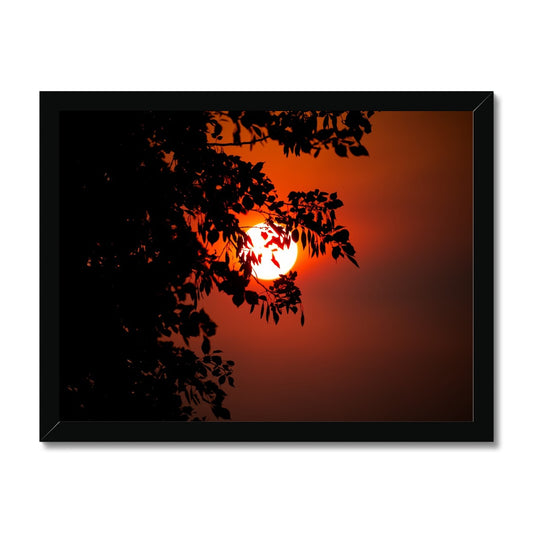 Fuoco Nel Cielo Framed Print