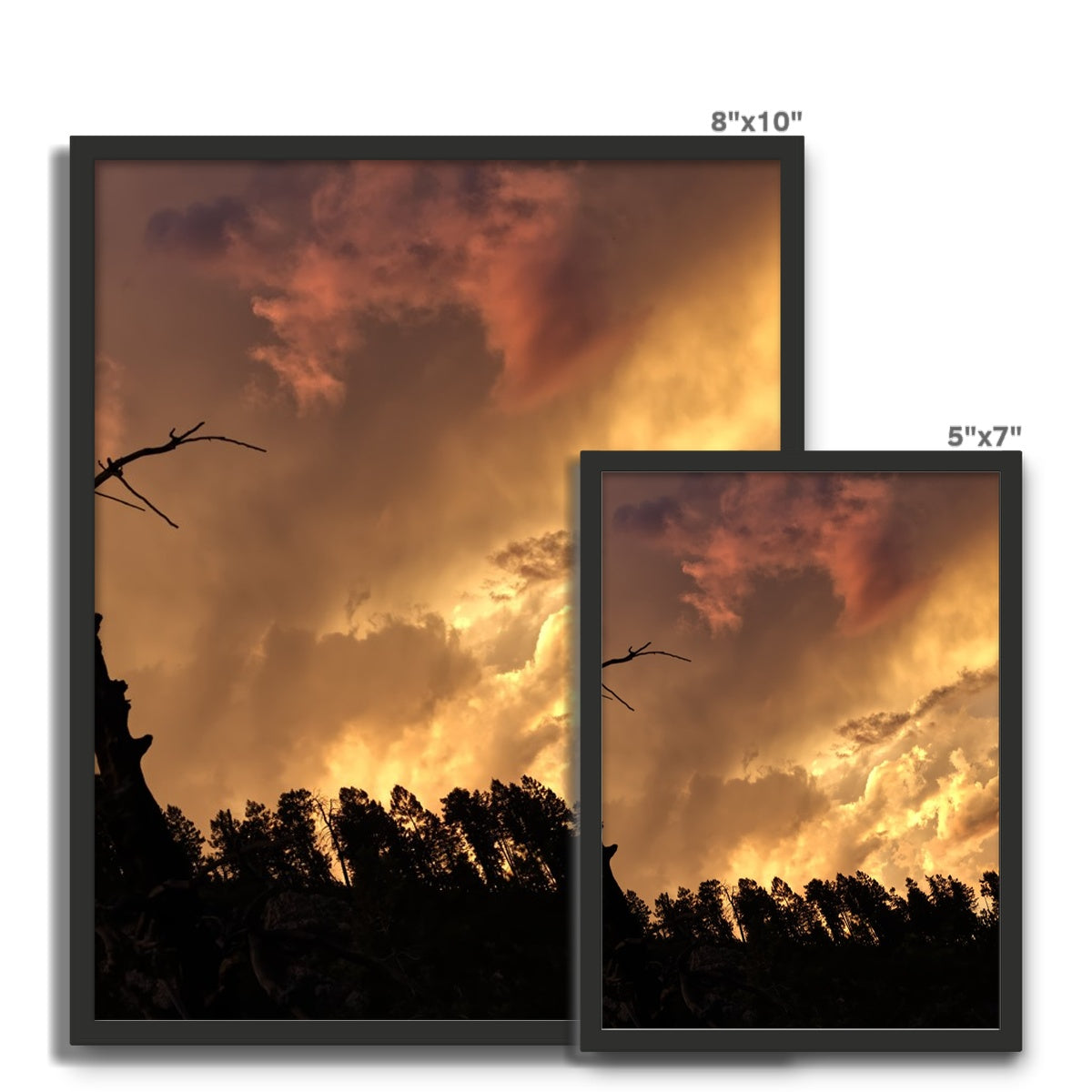 Tilted World Framed Photo Tile