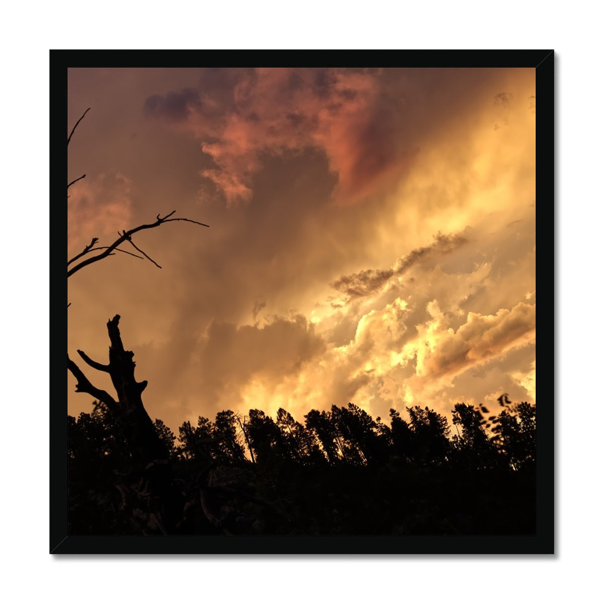 Tilted World Framed Print