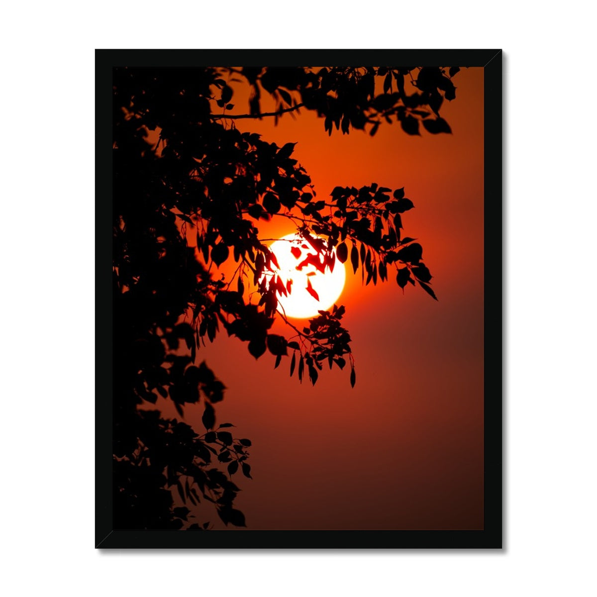 Fuoco Nel Cielo Budget Framed Poster