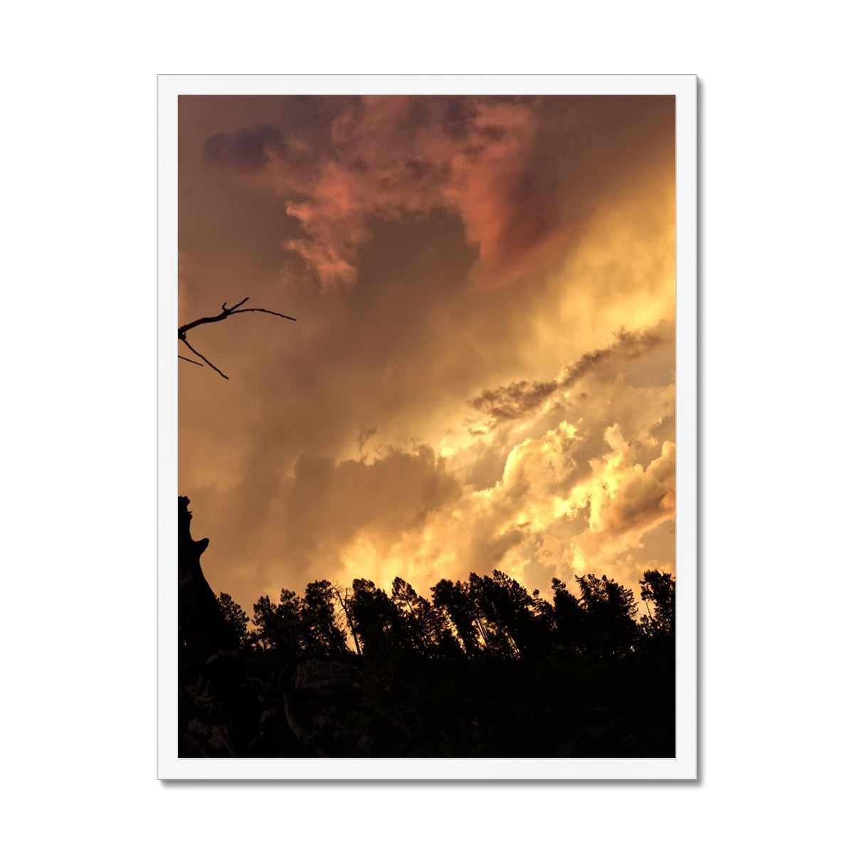 Tilted World Framed Print