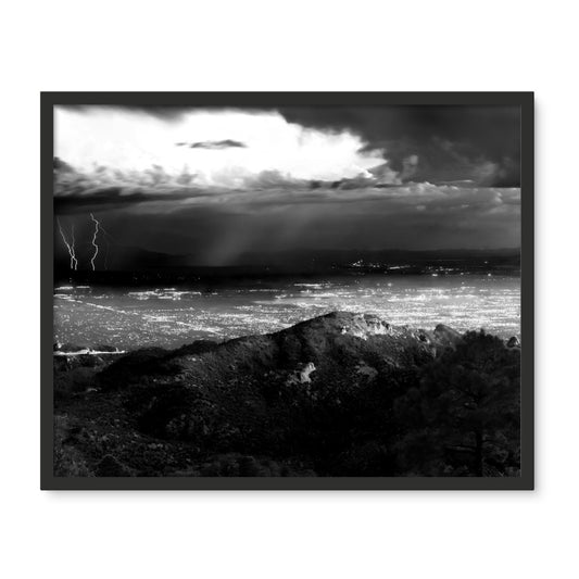 Storms Over Tucson Framed Photo Tile