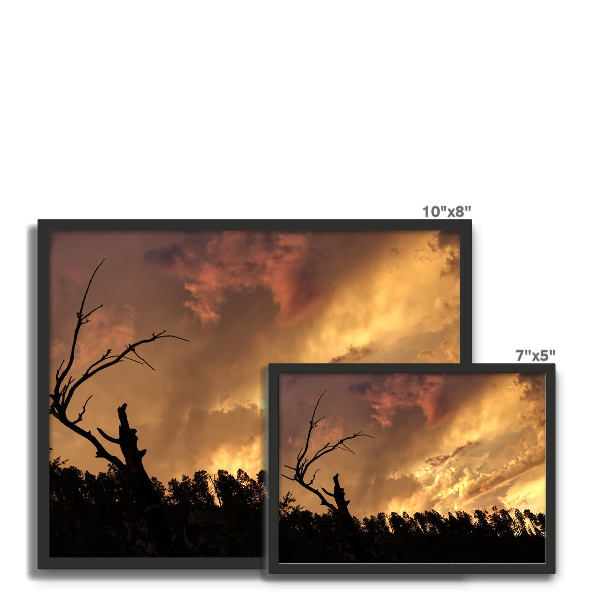 Tilted World Framed Photo Tile