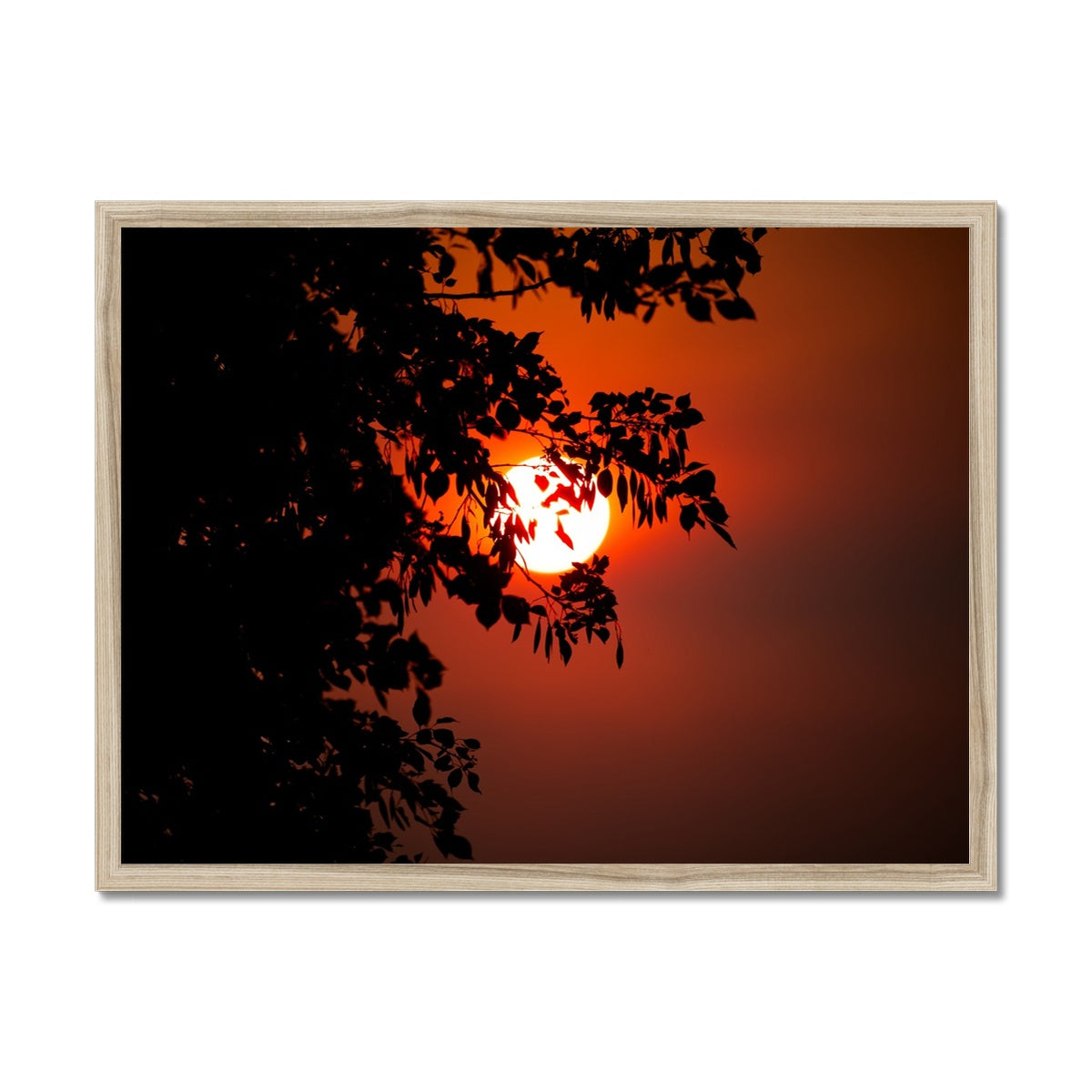 Fuoco Nel Cielo Framed Print