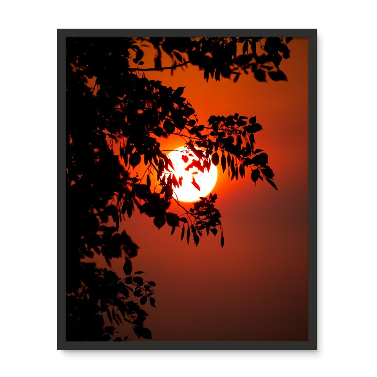 Fuoco Nel Cielo Framed Photo Tile