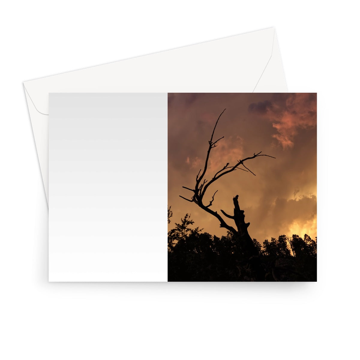 Tilted World Greeting Card