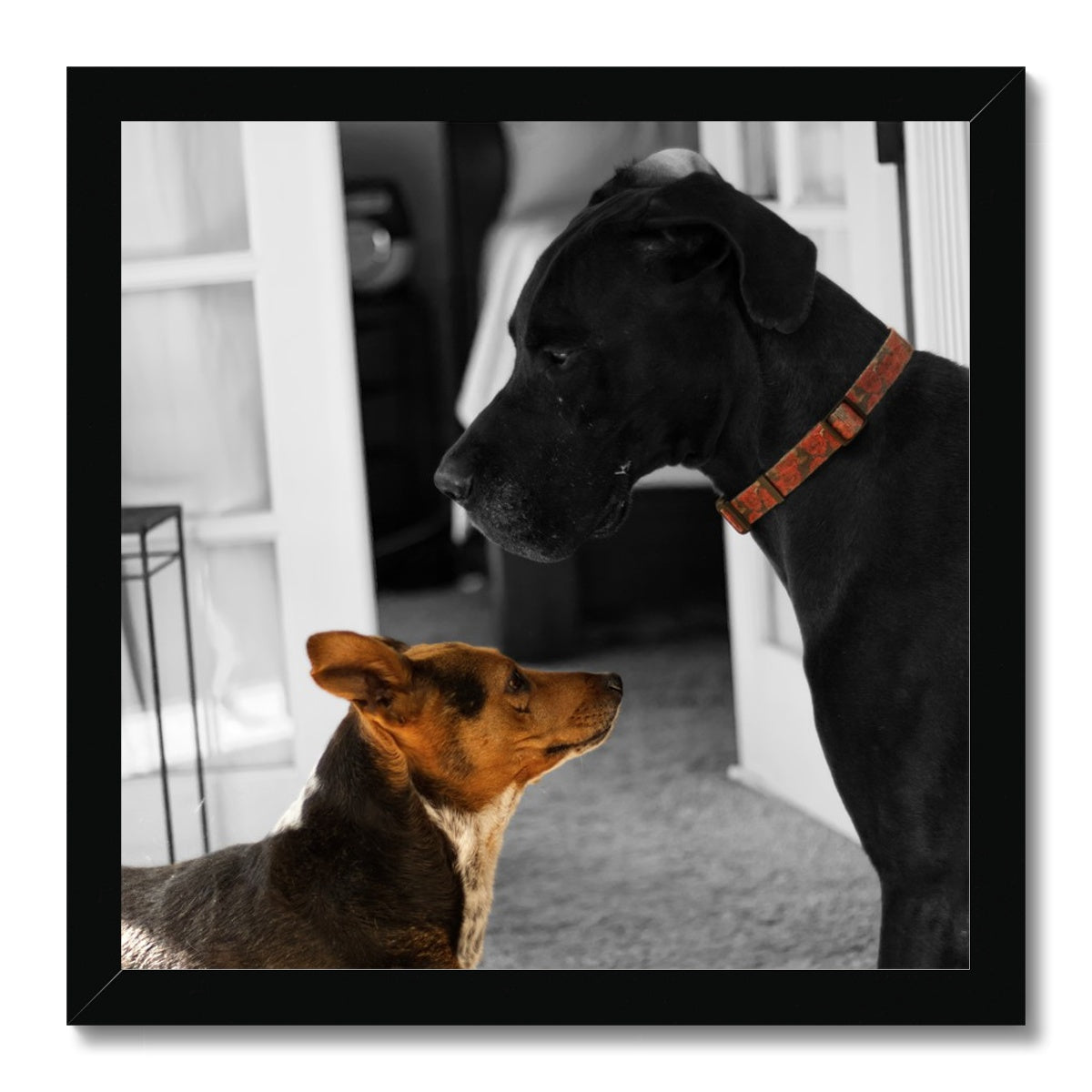 When I Move, You Move Framed Print