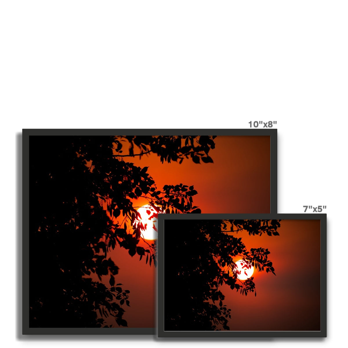 Fuoco Nel Cielo Framed Photo Tile