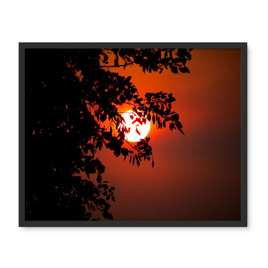 Fuoco Nel Cielo Framed Photo Tile