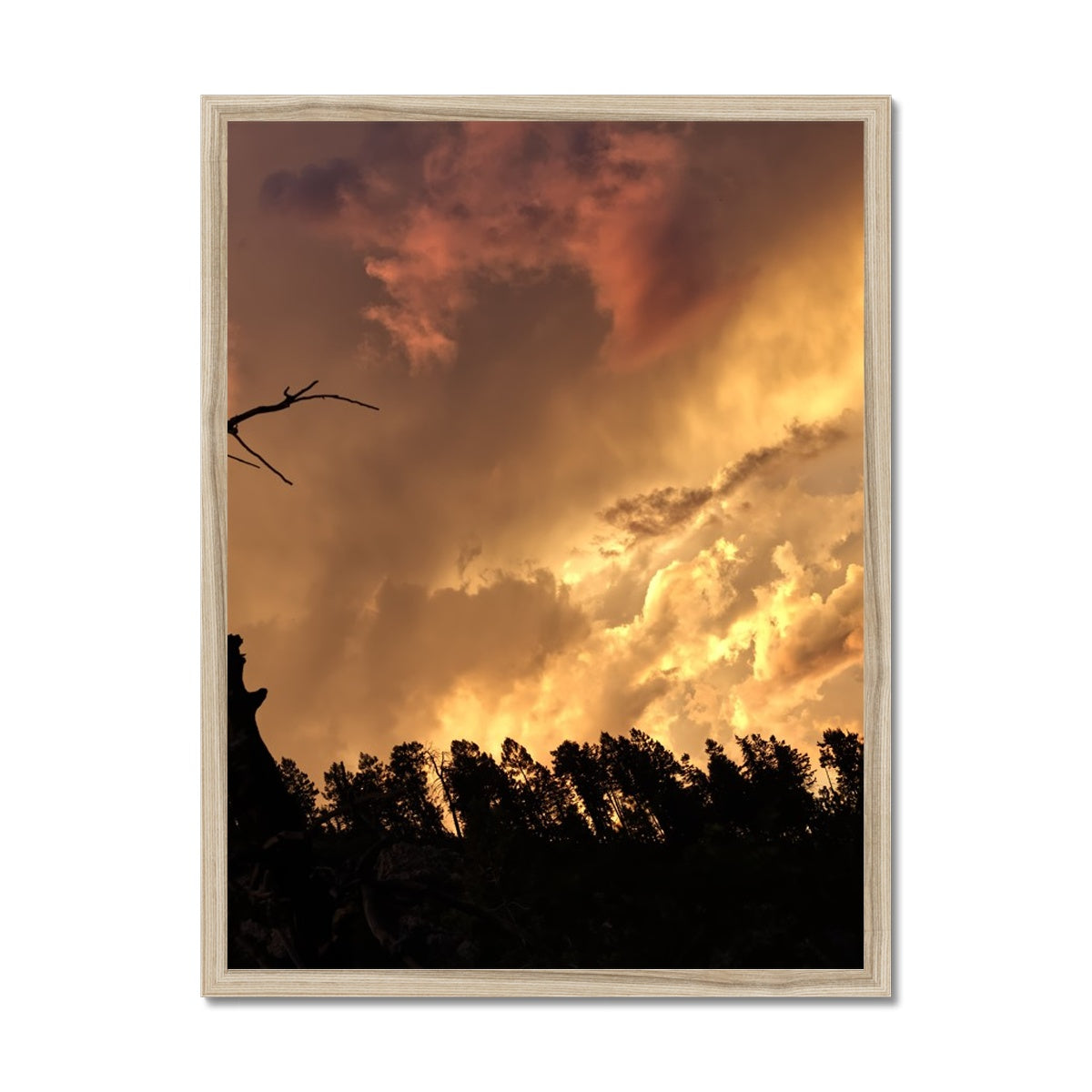 Tilted World Framed Print