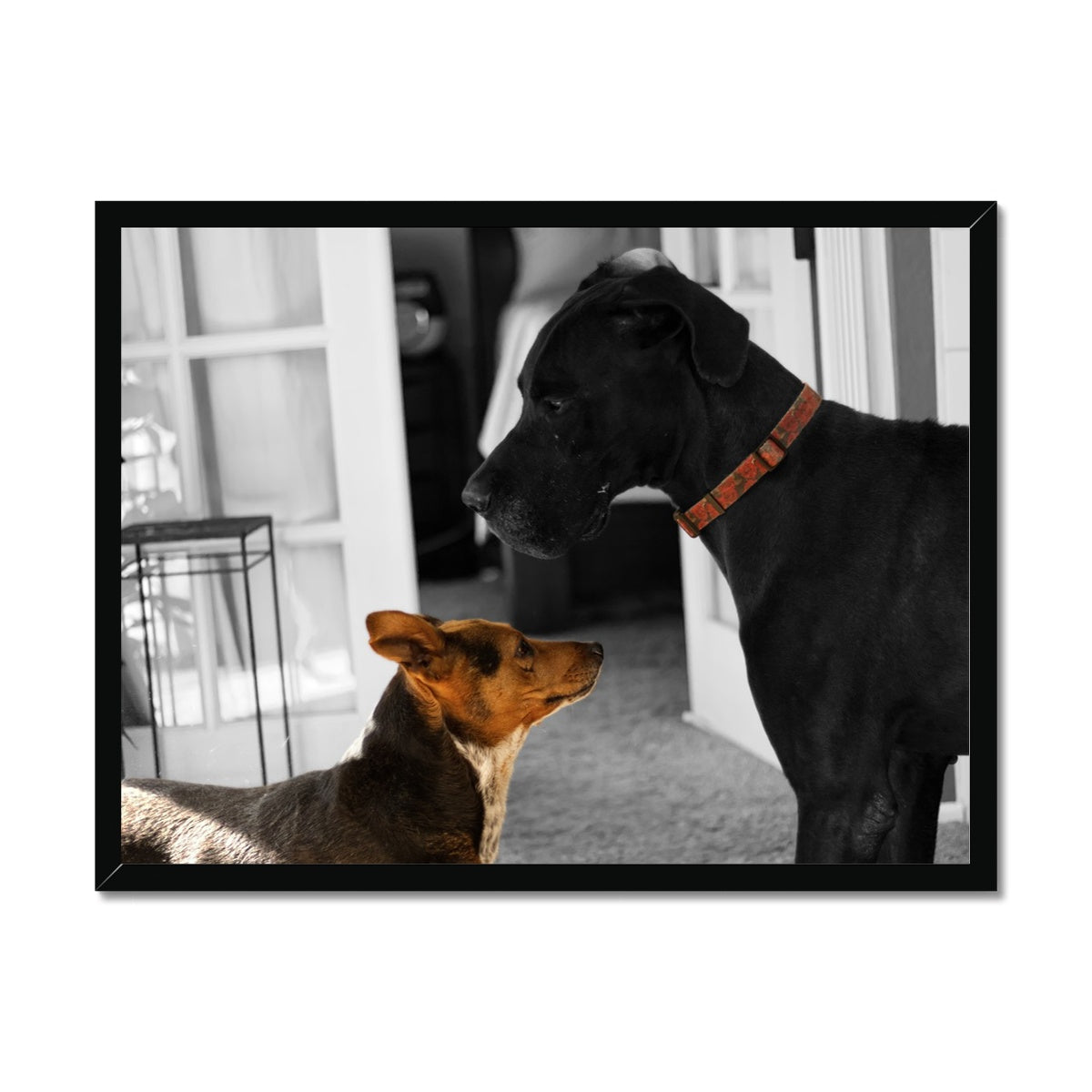 When I Move, You Move Framed Print