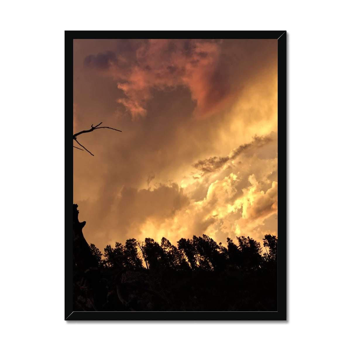 Tilted World Framed Print