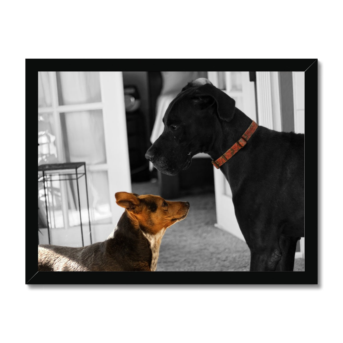 When I Move, You Move Framed Print