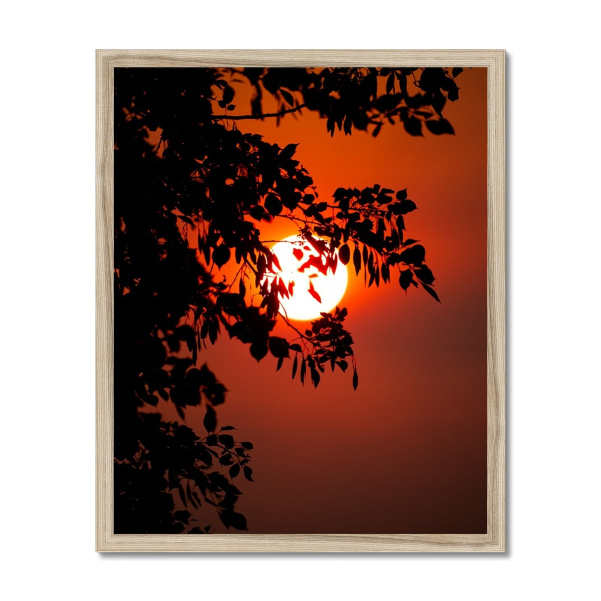 Fuoco Nel Cielo Budget Framed Poster