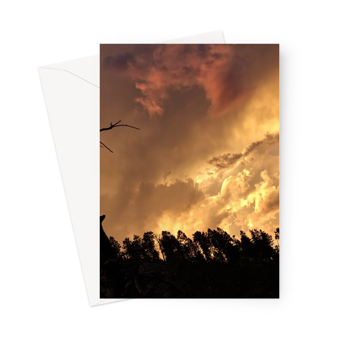 Tilted World Greeting Card