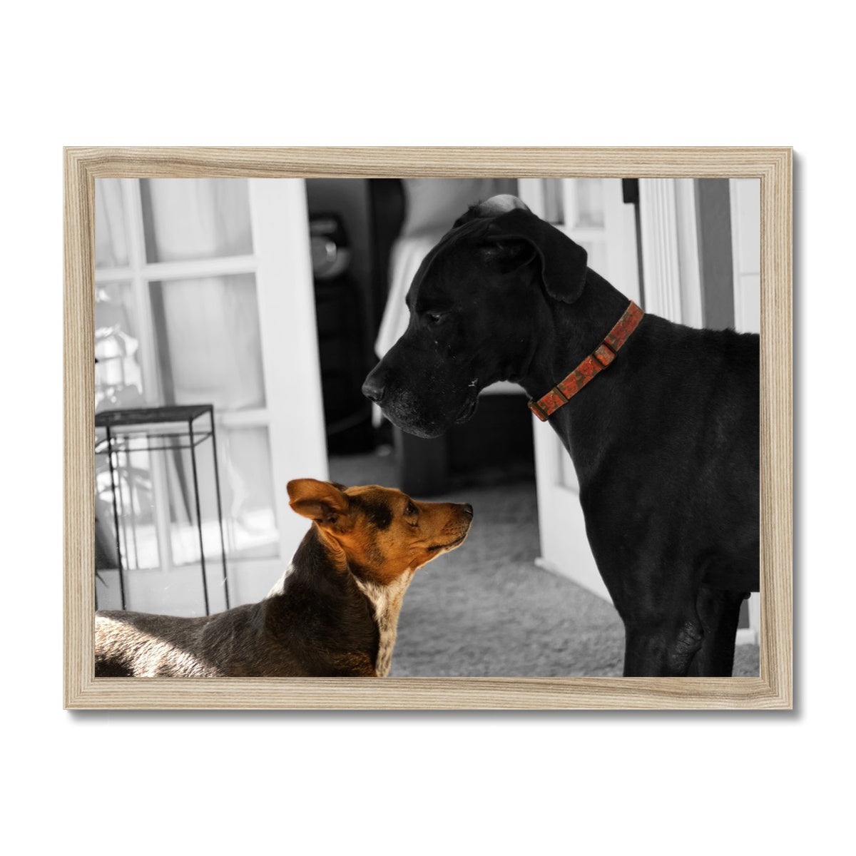 When I Move, You Move Framed Print