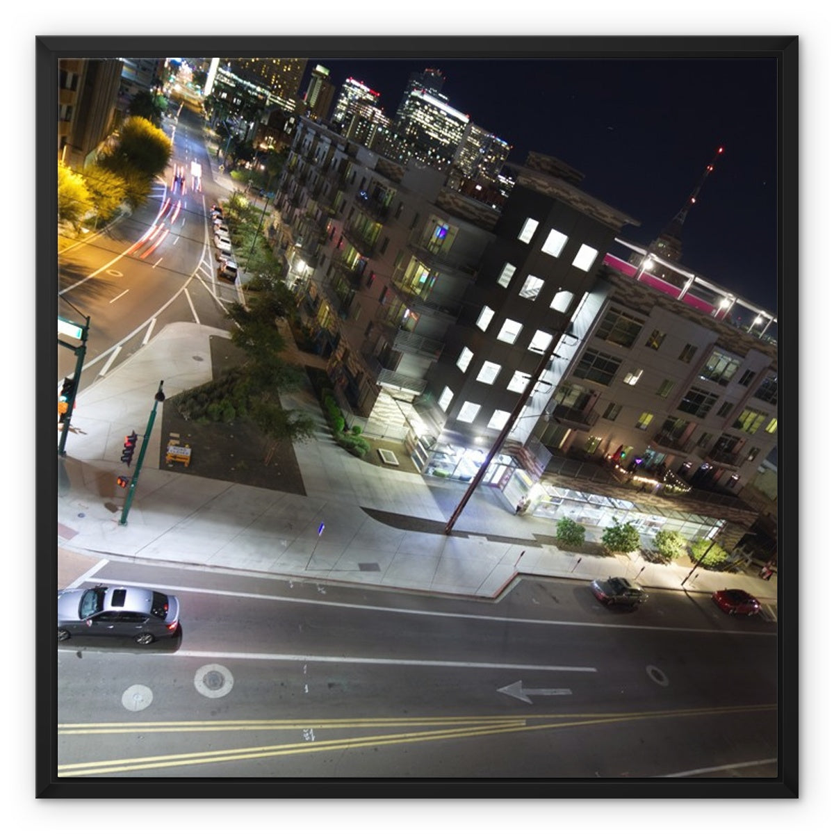 Scream Phoenix Framed Canvas