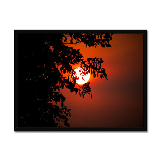 Fuoco Nel Cielo Framed Print