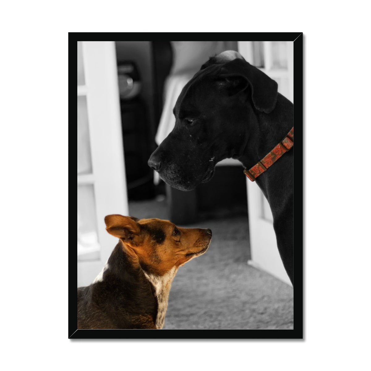 When I Move, You Move Framed Print