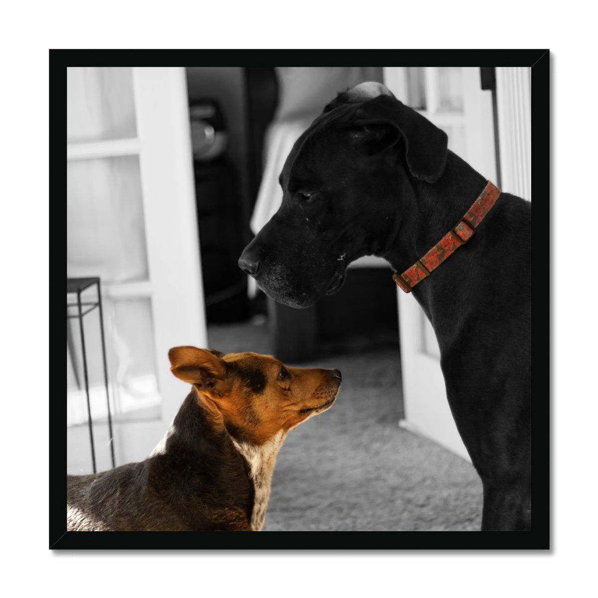 When I Move, You Move Framed Print