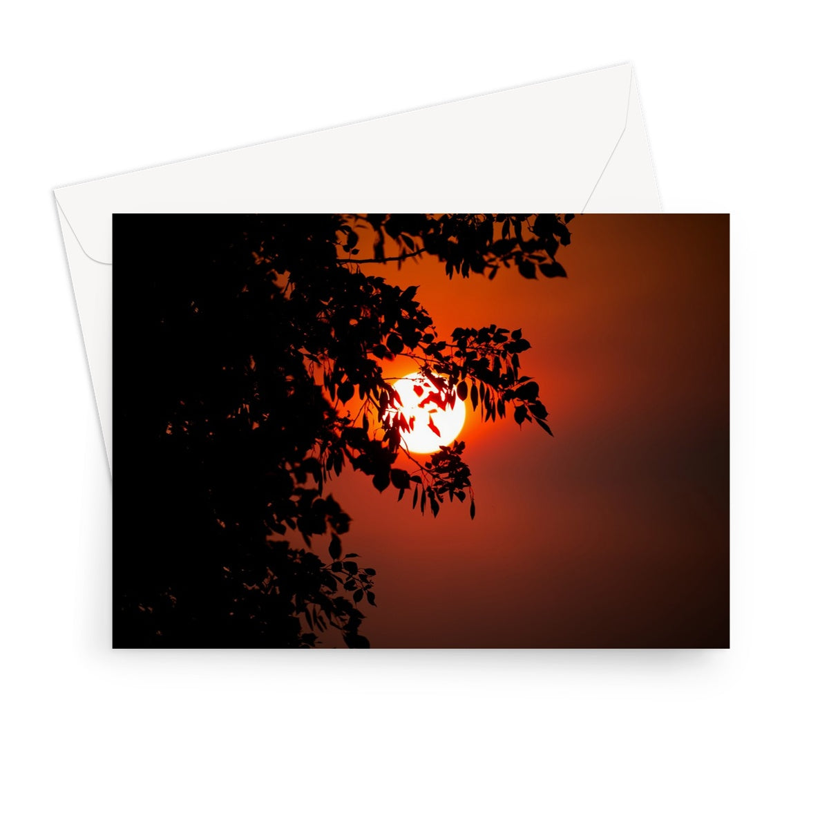 Fuoco Nel Cielo Greeting Card