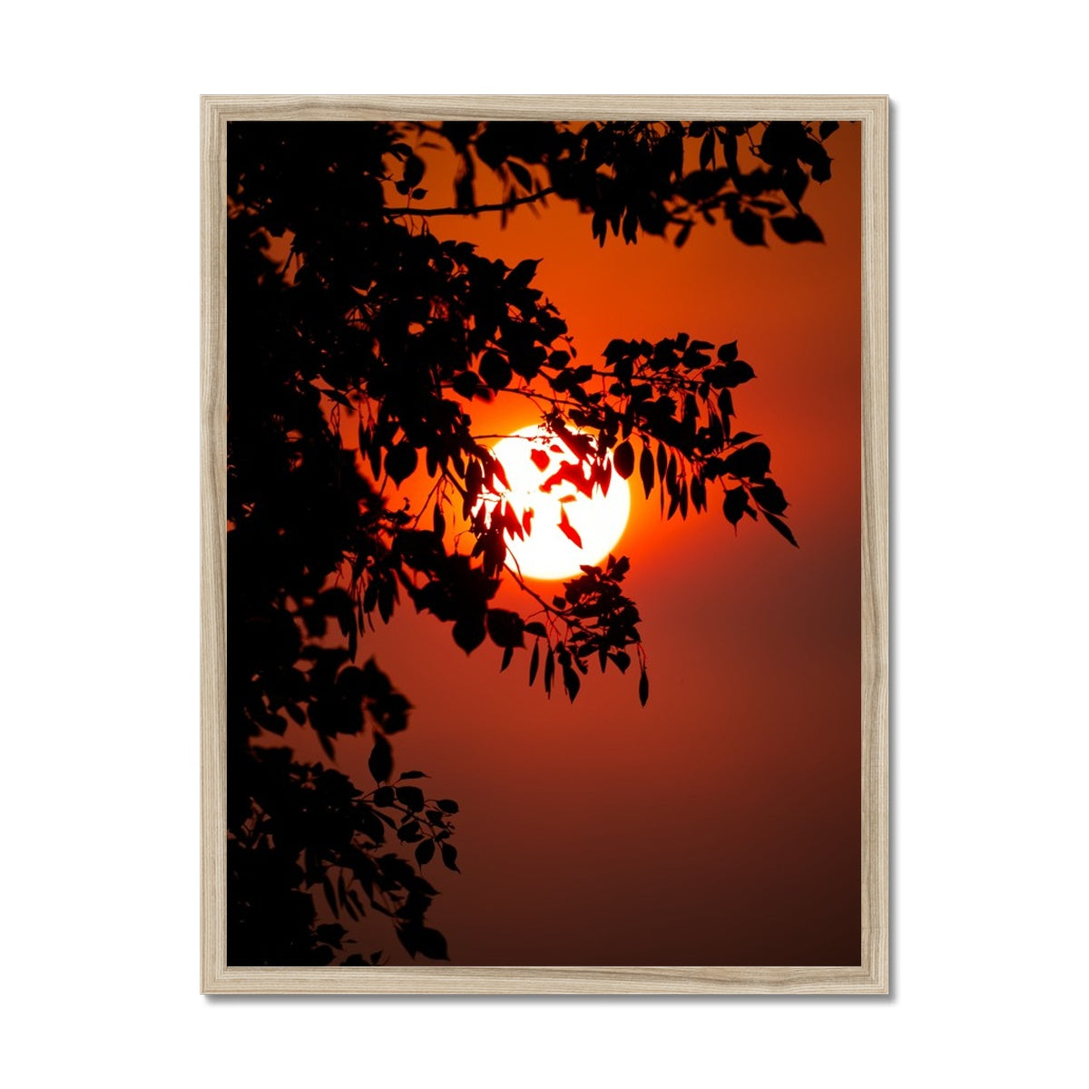 Fuoco Nel Cielo Framed Print